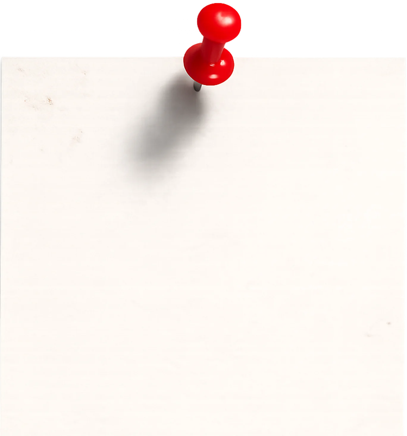 A blank textured paper note